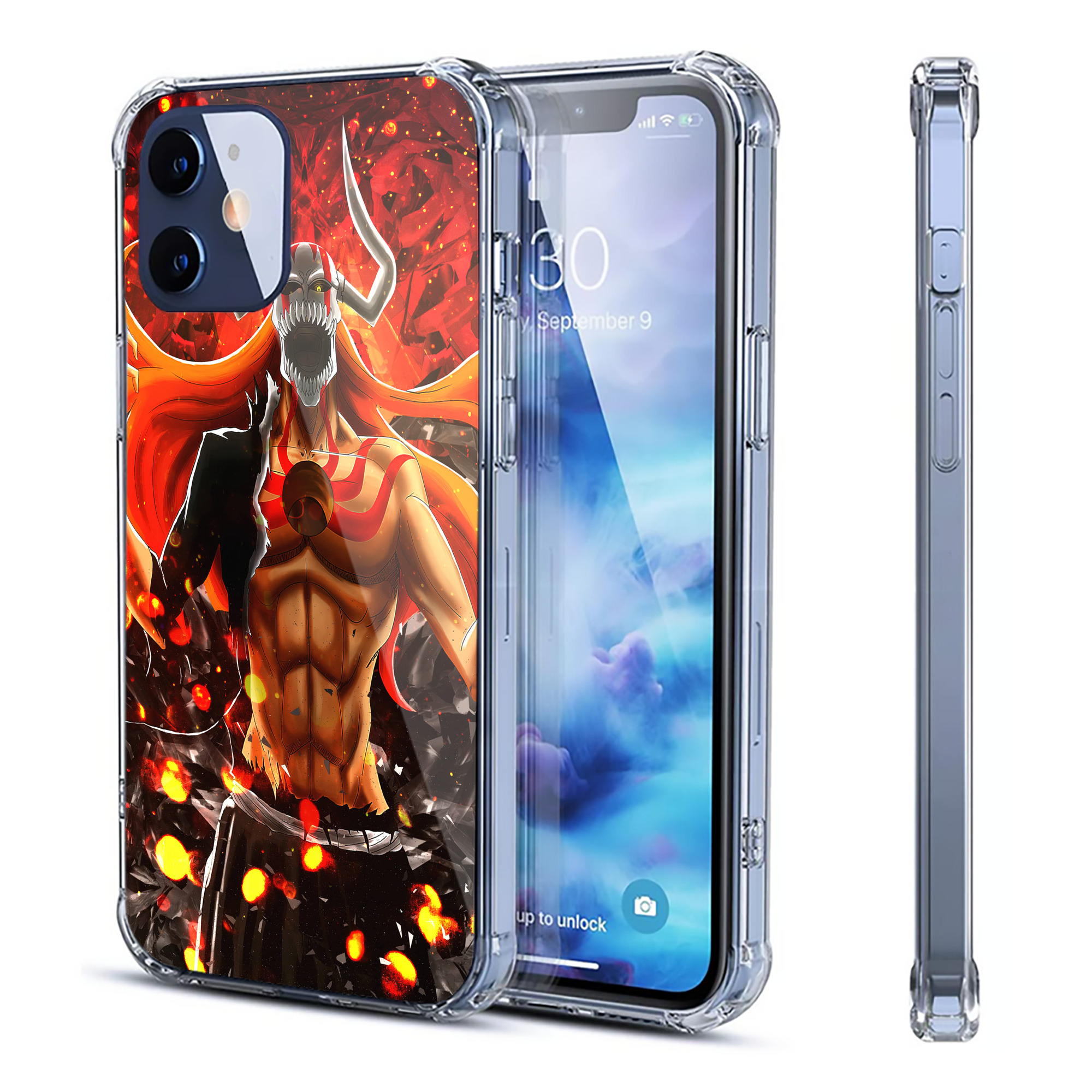 （画像用） ブリーチ BLEACH 【iPhone 12シリーズ対応】透明スマホケース（クリアソフトケース）